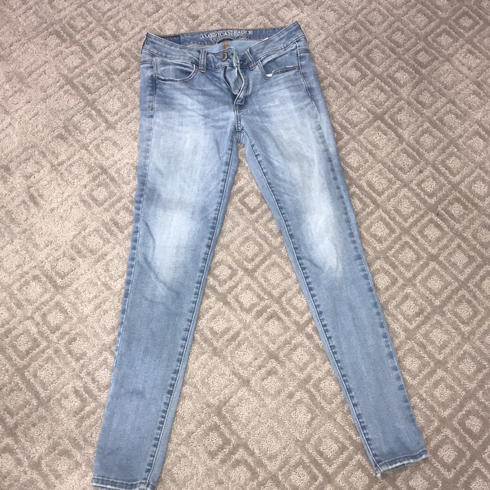American Eagle Outfitters Light Blue Skinny Jeans